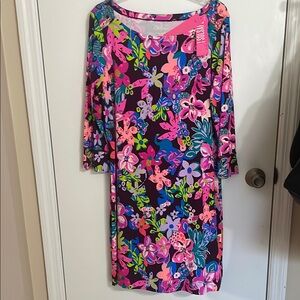 Lilly Pulitzer Pink and Blue Resort Sheath Dress